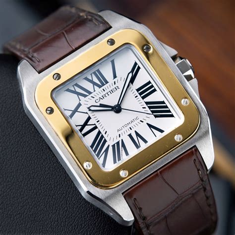 cartier santos 100 xl massif oro|cartier santos 100 good investment.